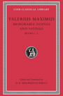 Memorable Doings and Sayings, Volume I Memorable Doings and Sayings, Volume I