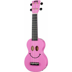 Mahalo Smiley Ukulele Pink