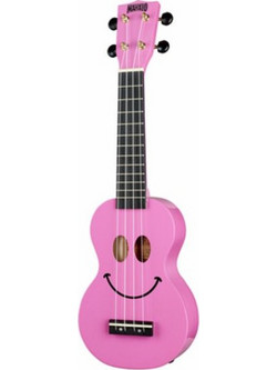 Mahalo Smiley Ukulele Pink