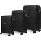 Newcom N1595 Σετ Βαλίτσες 3τμχ Μαύρες Newcom N1595 Σετ Βαλίτσες 3τμχ Μαύρες