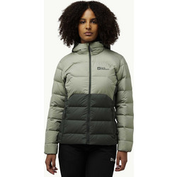Jack Wolfskin Ather Γυναικείο Μπουφάν Χειμωνιάτικο Puffer Μακρύ Πράσινο Mint A60330-4136