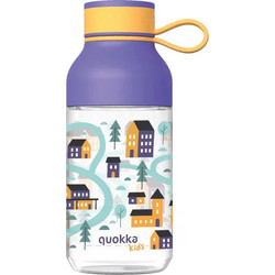 Quokka Ice Kids Town Παιδικό Παγούρι Πλαστικό BPA Free Μωβ 430ml