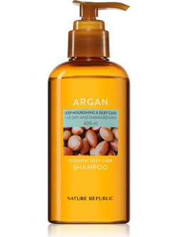 Nature Republic Argan Essential Σαμπουάν για Επανόρθωση για Ταλαιπωρημένα Μαλλιά 300ml