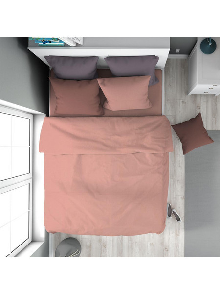 Dimcol Πάπλωμα Μονό 160x240 Solid 503 Dusty Rose