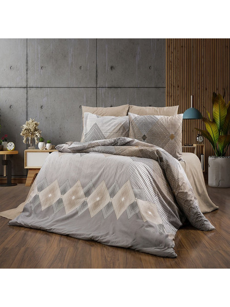 Dimcol Πάπλωμα Μονό 160x240 Καλλιρόη 603 Grey Mocha