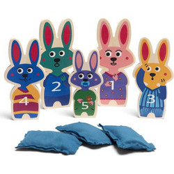 BS Toys Παιχνίδι Ρίψης Στόχου Bean Bag Bunnies GA381