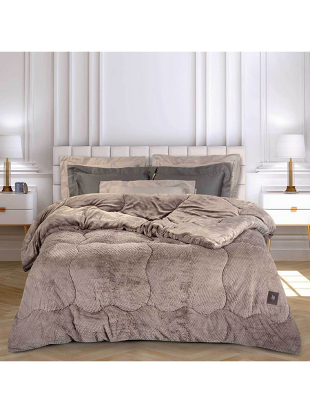 Greenwich Polo Club Κουβερτοπάπλωμα King Size Hollowfiber 240x250 Essential 3953 Taupe