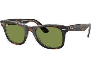 Ray-Ban RB2140 14134E Ανδρικά Γυαλιά Ηλίου Τετράγωνα Κοκάλινα Ταρταρούγα με Πράσινο Φακό