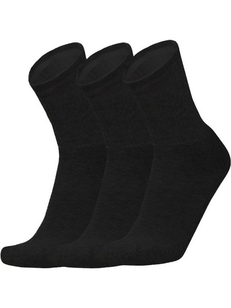 X-Code Ανδρικές Κάλτσες Ψηλές Μαύρες 3Pack 04500
