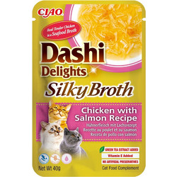 Inaba Dashi Delights Silky Broth with Chicken & Salmon 40gr