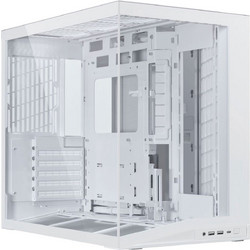 Lian Li O11 Dynamic Mini V2 White Mini Tower Κουτί Υπολογιστή με Πλαϊνό Παράθυρο
