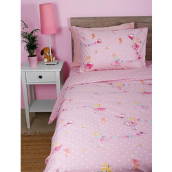 Sunshine Home Feelings 30 Παιδική Παπλωματοθήκη Μονή Βαμβακερή 170x250 Ροζ
