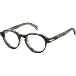 David Beckham DB7153 HTV Ανδρικός Σκελετός Γυαλιών Οράσεως Κοκάλινος Πράσινος