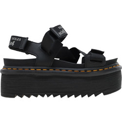 Dr. Martens Καλοκαιρινές Γυναικείες Πλατφόρμες Χαμηλές Μαύρες 26532001