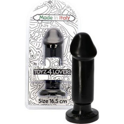 Toyz4lovers Italian Cock Πρωκτική Σφήνα 16.5cm Μαύρη