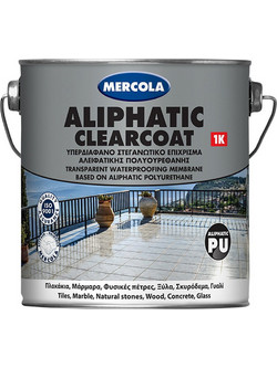 Mercola Aliphatic PU Clearcoat Επαλειφόμενο Πολυουρεθανικό Στεγανωτικό Πλακιδίων 1kg