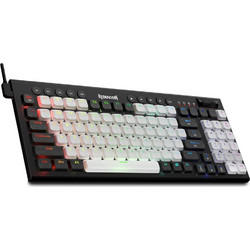 Redragon Sion K653 Μηχανικό Gaming Πληκτρολόγιο με Custom Red Διακόπτες RGB White Black