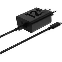 Motorola TurboPower Duo Φορτιστής με Καλώδιο USB-C με 2 Θύρες USB-C 125W Power Delivery