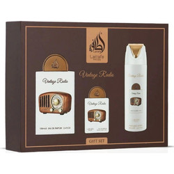 Lattafa Vintage Radio Eau de Parfum 100ml + 20ml + Body Spray 200ml