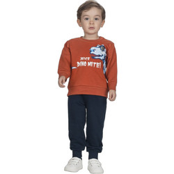 Joyce Παιδικό Σετ Φόρμας Καφέ Navy Μπλε 2562141
