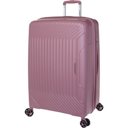 Diplomat TD8001 Βαλίτσα Μεγάλη 74x49x32cm με 4 Ρόδες Ροζ