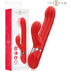 Intense Lele Vibrator Δονητής Rabbit 24cm Κόκκινος