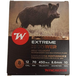 Winchester Extreme Hi-Power Φυσίγγια Δράμια 12Cal 8βολα 10τμχ