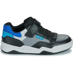 Geox Perth Παιδικά Sneakers Μαύρα Royal Blue Γκρι J367RE054FUC0043