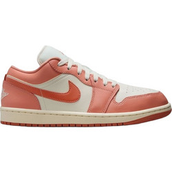 Jordan Air 1 Low Γυναικεία Sneakers Λευκά Κοραλί DC0774-180