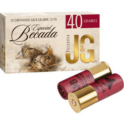 J&G Especial Becada Φυσίγγια Συγκέντρωσης 12Cal 70mm 40gr 25τμχ