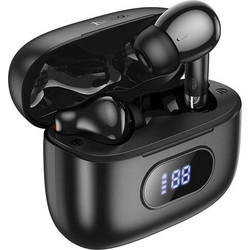 Hoco EQ2 Plus Ακουστικά Bluetooth Earbud Black