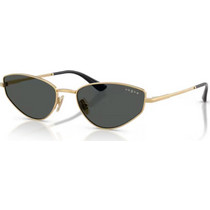 Vogue VO4339S 280/87 Γυναικεία Γυαλιά Ηλίου Cat Eye Μεταλλικά Χρυσά με Μαύρο Φακό