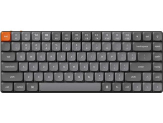 Keychron K3 Max QMK/VIA Ασύρματο Μηχανικό Gaming Πληκτρολόγιο TenKeyLess με Gateron Low Profile Red Διακόπτες RGB Black