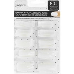 Φυσικό Χρώμα Square Tips Νυχιών 80τμχ