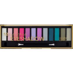 Ushas Cosmetics Διάφορα Χρώματα Glitter Παλέτα Σκιών