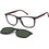 Carrera CA8918C BLX Ανδρικός Σκελετός Γυαλιών Οράσεως με Clip-On Κοκάλινος Καφέ