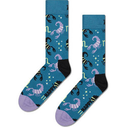 Happy Socks Scorpio Ανδρικές Κάλτσες Ψηλές με Σχέδια Μπλε P003391-1000