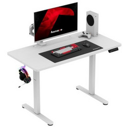 Huzaro Hero 8.1 Gaming Γραφείο Ξύλινο Ρυθμιζόμενο Ύψος Άσπρο 120x60x118cm