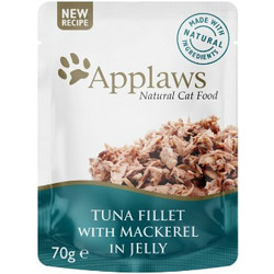 Applaws Adult with Tuna Fillet & Mackerel in Jelly 70gr