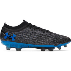 Under Armour Ua Magnetico Elite 5 FG 6000544-001 Ποδοσφαιρικά Παπούτσια με Τάπες και Καλτσάκι Μαύρα Μπλε