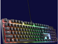 Trust Zora GXT 871 Μηχανικό Gaming Πληκτρολόγιο με Huano Red Διακόπτες RGB Black