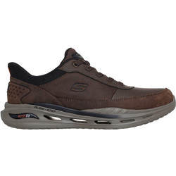 Skechers SlipIns Arch Fit Orvan Moxley Ανδρικά Sneakers Σοκολατί 210981-COC