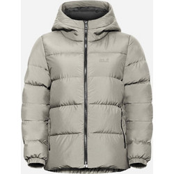 Jack Wolfskin Γυναικείο Μπουφάν Χειμωνιάτικο Puffer Μακρύ Γκρι A65097-A0056