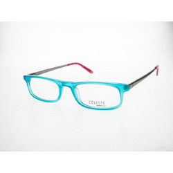Celeste 5114F BX11 Γυναικείος Σκελετός Γυαλιών Οράσεως Κοκάλινος Μεταλλικός Μπλε