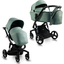 ibebe iStop&Drive Καρότσι Μωρού 2 σε 1 Mint Green