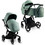 ibebe iStop&Drive Καρότσι Μωρού 2 σε 1 Mint Green