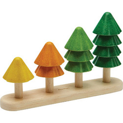 PlanToys Ξύλινο Παιχνίδι Ταξινόμησης Δεντράκια 18+ Μηνών 5403
