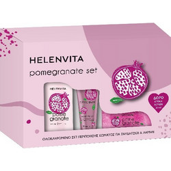 Helenvita Pomegranate Body Milk 300ml + Body Scrub 250ml + Hand Cream 30ml