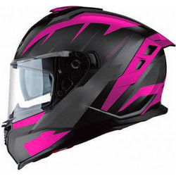 Pilot Helmets Corsair SV FF Sport Black Matt Pink Κράνος Μηχανής Full Face 1550gr