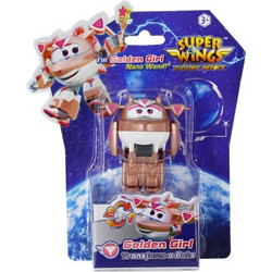 Just Toys Super Wings Electric Heroes Transform-a-Bots Golden Girl